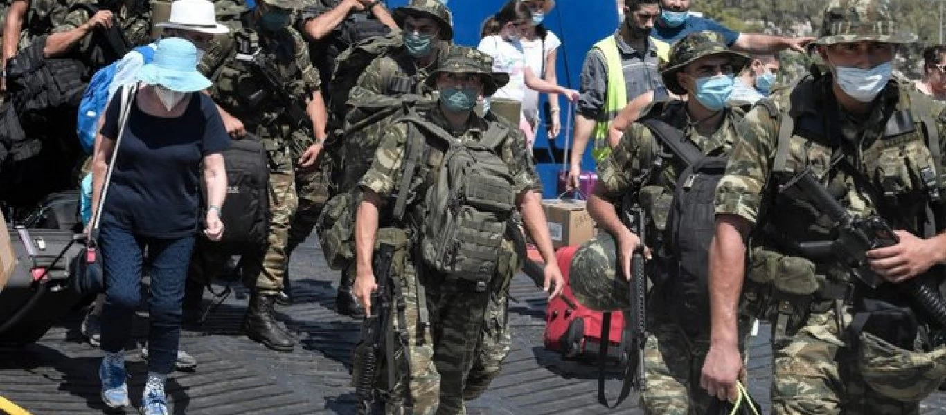 CNBC: «Έλληνες στρατιώτες αποβιβάζονται σε Καστελόριζο» - Τουρκικά ΜΜΕ: «Η Ελλάδα παραβιάζει σύμφωνο αποστρατικοποίησης»